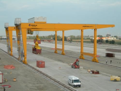Schienenmontierter Portalkran - RGC - CIMOLAI TECHNOLOGY - für Container