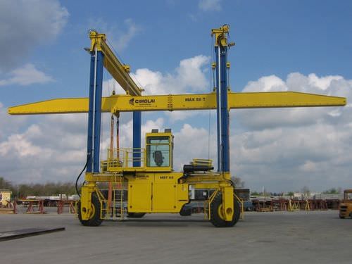 Portalkran mit Gummireifen - MST 65 - 19 - CIMOLAI TECHNOLOGY - für Tunnelbau / für Spezialanwendungen