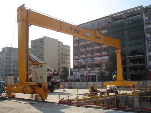 Schienenmontierter Portalkran - RGC 22 - 9 - CIMOLAI TECHNOLOGY - für Tunnelbau