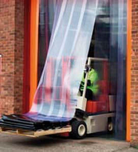 Industrie-Streifenvorhang - Wilcox Door Service Inc
