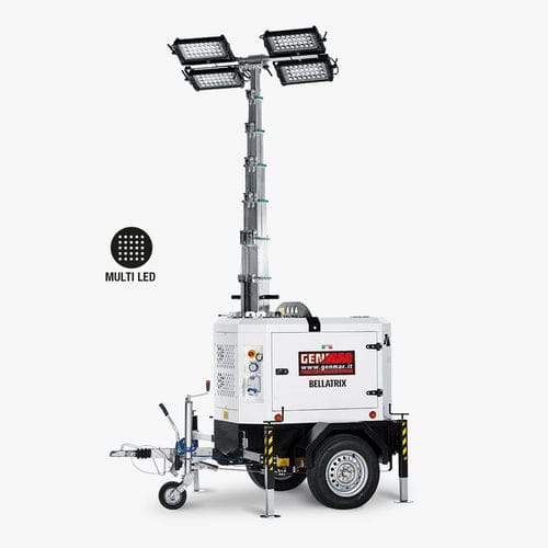 LED-Lichtmast - BELLATRIX - GENMAC SRL - dieselbetrieben