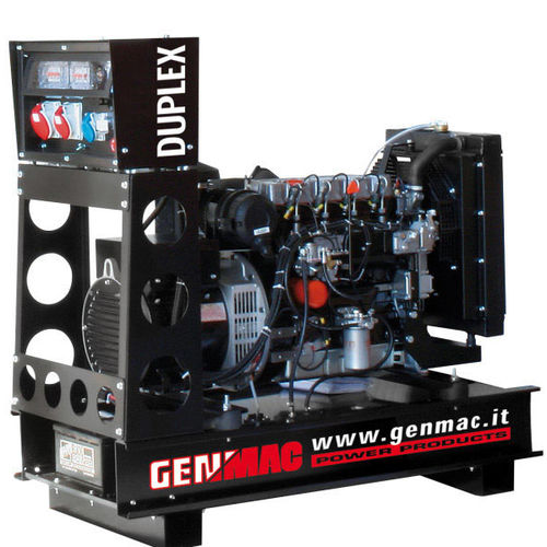 Diesel-Stromaggregat - DUPLEX G13DO - GENMAC SRL - dreiphasig / stationär / 50 Hz