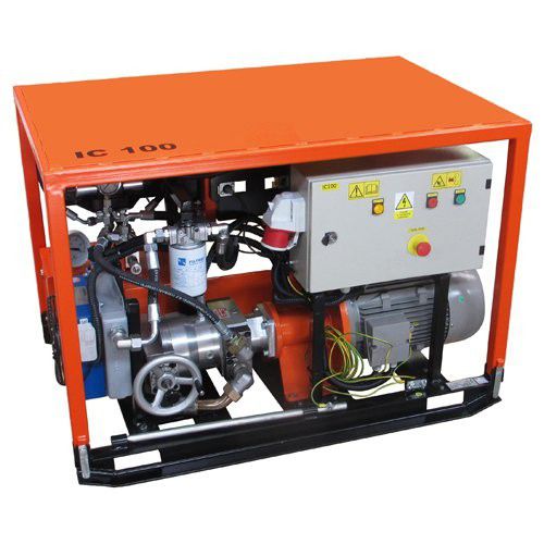 Pumpe für Zement - IC 100 - Filamos - mit Hydraulikmotor / stationär / für die Bauindustrie