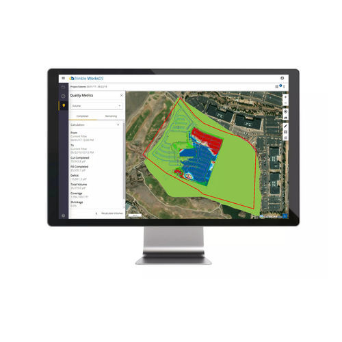 Schnittstellen-Software - WorksOS - Trimble Navigation - Construction Division - Überwachung / Projektentwicklung / Steuerung