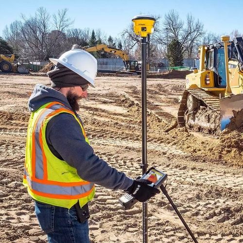 Mehrachsen-Positioniersystem - Trimble Navigation - Construction Division - dreifüßig / für Baumaschinen / smart