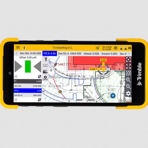 Digitaler Datensammler - TDC6 - Trimble Navigation - Construction Division - für raue Umgebungsbedingungen / tragbar