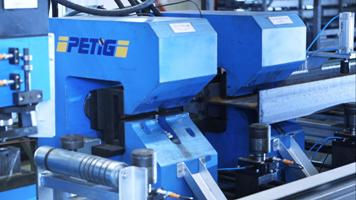 Halbautomatische Stanzanlage - I-BEAM - FRIEDRICH PETIG GMBH - hydraulisch / Stange / Bohr