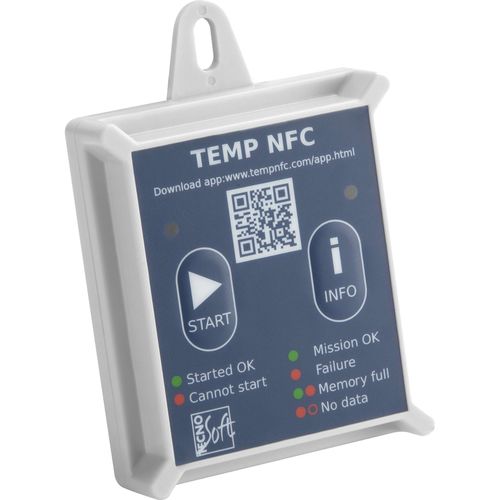 Temperatur-Datenlogger - TempNFC RC - Tecnosoft - NFC / ohne Display / für medizinische Anwendung