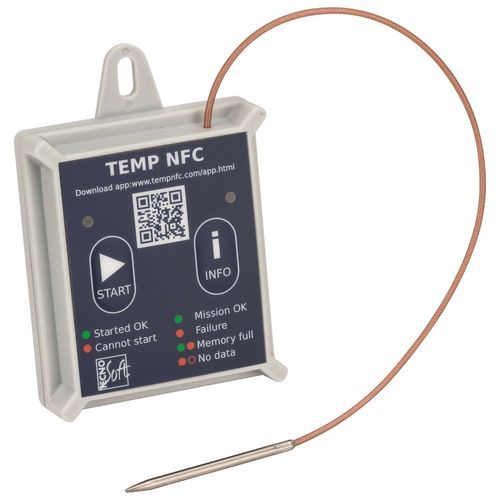 Temperatur-Datenlogger - TempNFC RCE -80 - Tecnosoft - NFC / ohne Display / für Lebensmittelanwendungen