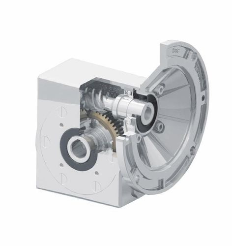 Schneckengetriebe - HYDROMEC - rechtwinklig / für Magnetventil / Edelstahl