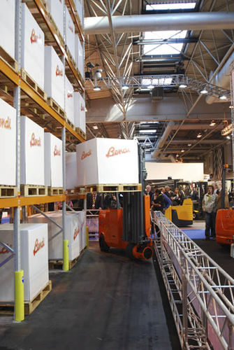 Elektrischer Gabelstapler - B420HLAC - Bendi - Sitz / für enge Gänge / für Materialumschlag