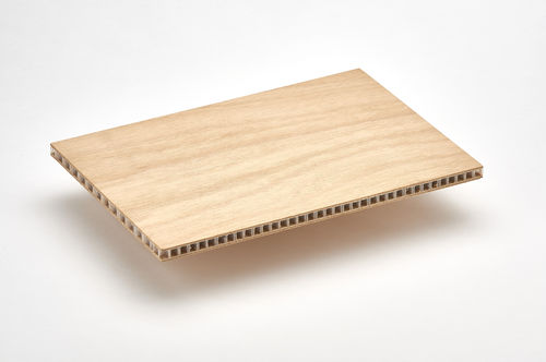 Wabenkern-Sandwichplatte - COMPOCEL® WP - Cel Components S.r.l. - Polypropylen-Wabenkern / mit Sperrholz-Deckplatte / für Innenausbau