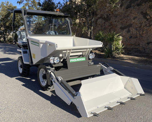 Dumper mit Gummireifen - D-1750-AC - Piquersa Maquinaria, S.A. - Diesel / mit Frontentladung / selbstladend