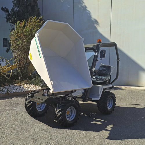 Dumper mit Gummireifen - D-1750-DG - Piquersa Maquinaria, S.A. - Diesel / mit Frontentladung / mit Heckentladung