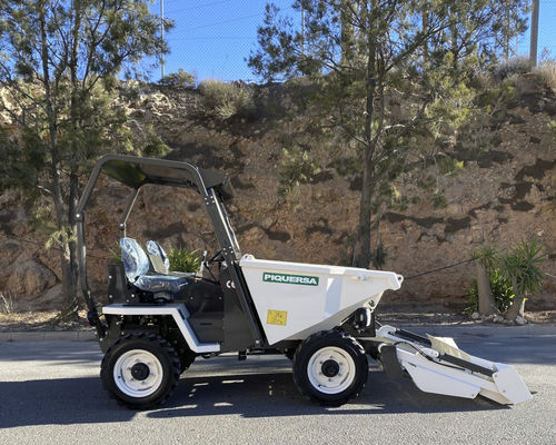 Dumper mit Gummireifen - D-1750T4-AC - Piquersa Maquinaria, S.A. - Diesel / mit Frontentladung / selbstladend