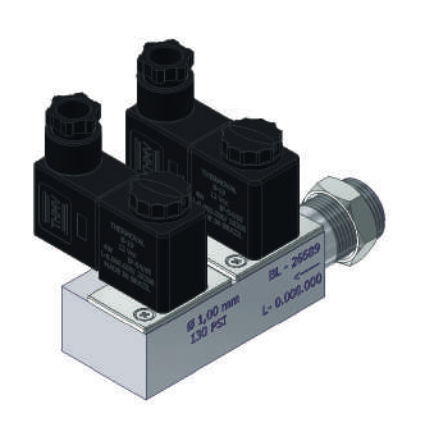 3-Wege-Verteilerblock - 26689 - Thermoval - Aluminium / hydraulisch / für Luft