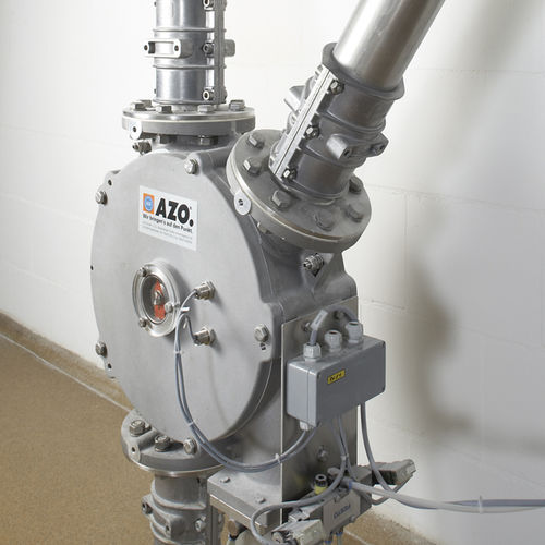 2-Wege-Rohrweiche - RW GE series - AZO Group - für pneumatische Förderung / für Lebensmittel / für Kunststoff