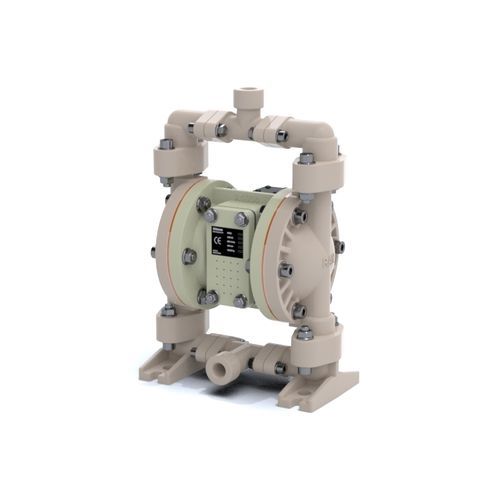 Membranpumpe - A8-PV1-1 - Gisan Ltd. - für Chemikalien / luftbetrieben / stationär