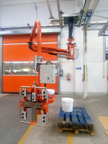 Pneumatischer Manipulatorarm - Atismirus100 - ATIS s.r.l. - mit Greifsystem / für Hubanwendungen / zum Entleeren von Fässern