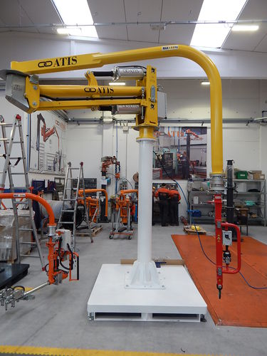 Pneumatischer Manipulatorarm - ATISmirus 100  - ATIS s.r.l. - mit Greifsystem / für Hubanwendungen / Säulen