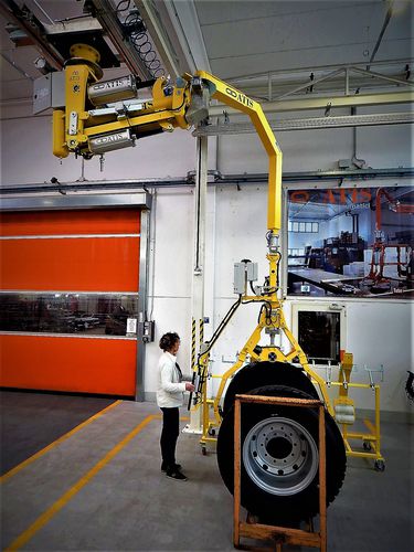 Pneumatischer Manipulatorarm - ATISmirus 100 - ATIS s.r.l. - mit Greifsystem / für Hubanwendungen / für mechanische Bauteile