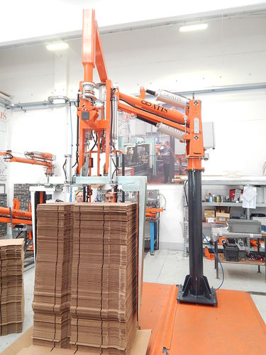 Pneumatischer Manipulatorarm - Atismirus 500 - ATIS s.r.l. - mit Greifsystem / Gabel / für Hubanwendungen