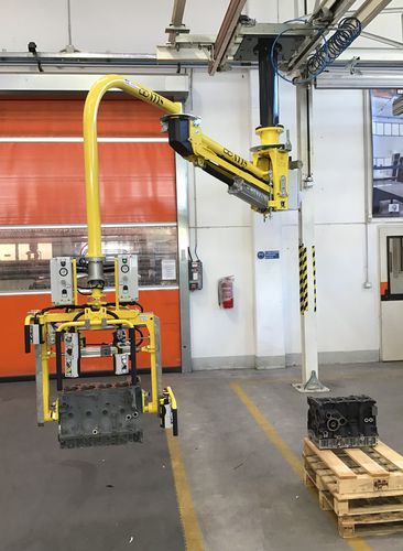 Pneumatischer Manipulator - Atismirus 200 - ATIS s.r.l. - mit Greifsystem / zum Laden / zum Anheben