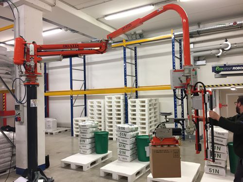 Pneumatischer Manipulator - Atismirus 100 - ATIS s.r.l. - mit Greifsystem / Vakuum / Positionierung