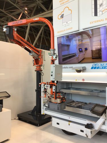 Pneumatischer Manipulator - Atismirus 100 - ATIS s.r.l. - mit Greifsystem / Spannsystem / Vakuum