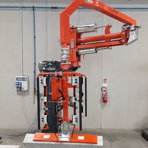 Pneumatischer Manipulator - ATISmirus500 VT - ATIS s.r.l. - mit Saugnapf / Positionierung / Hubsäule
