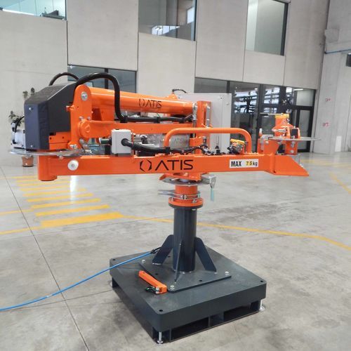 Pneumatischer Manipulator - Atismirus100 - ATIS s.r.l. - mit Haken / mit Hubmagnet / für Handling