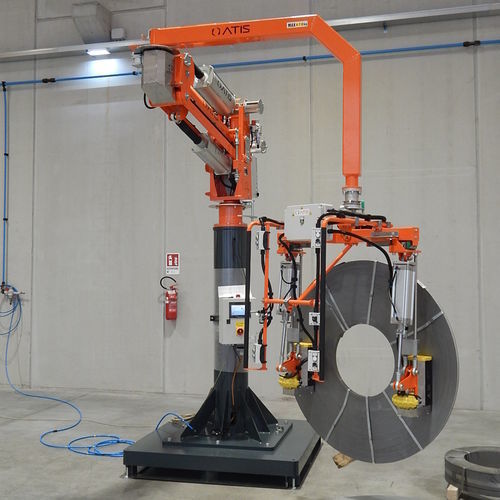 Pneumatischer Manipulator - ATISMIRUS 500 - ATIS s.r.l. - mit Hubmagnet / zum Laden / zum Anheben