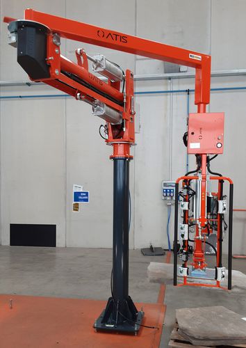 Pneumatischer Manipulator - Atismirus 300 VT - ATIS s.r.l. - mit Greifsystem / Säulen