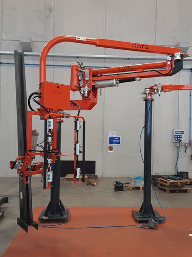 Pneumatischer Manipulator - ATISmirus 100 PP - ATIS s.r.l. - mit Greifsystem / für Hubanwendungen / Säulen