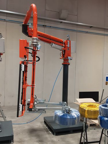 Pneumatischer Manipulator - ATISmirus 100 PP  - ATIS s.r.l. - mit Greifsystem / für Greifanwendungen / für Spulen-Handling