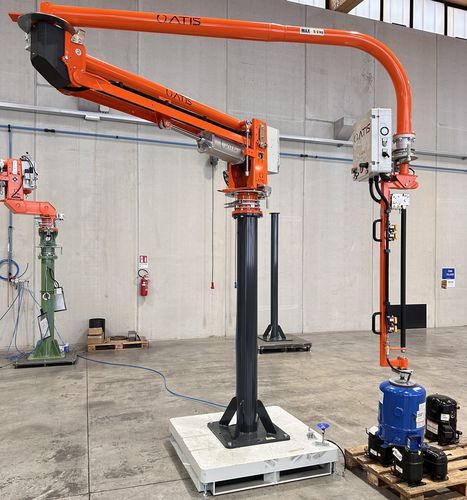 Pneumatischer Manipulator - ATISMIRUS 100 - ATIS s.r.l. - mit Mehrfachanschluss / Positionierung / zum Laden
