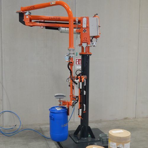 Pneumatischer Manipulator - Atis Mirus 100 VT - ATIS s.r.l. - mit Saugnapf / Positionierung / Säulen