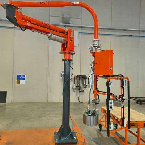 Pneumatischer Manipulator - ATISmirus 100 PP - ATIS s.r.l. - mit Saugnapf / zum Laden / zum Entladen