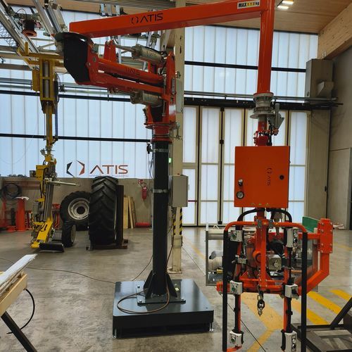 Pneumatischer Manipulator - ATISmirus 200 - ATIS s.r.l. - Gabel / zum Laden / zum Entladen