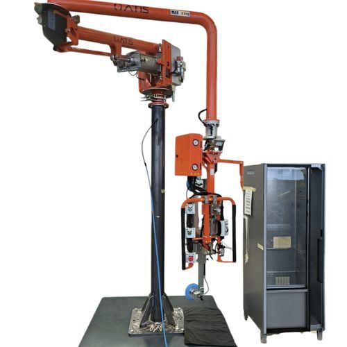 Pneumatischer Manipulator - ATIS s.r.l. - mit Saugnapf / für Glas / zum Entladen