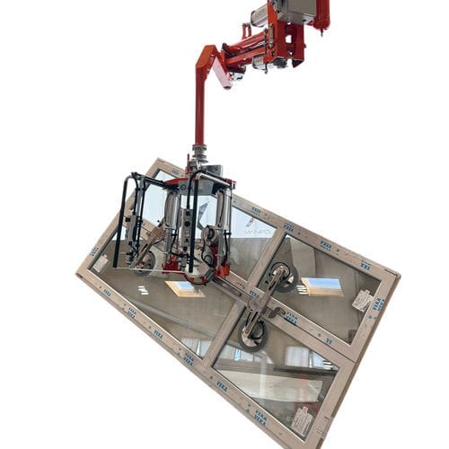 Pneumatischer Manipulator - ATISmirus 300 - ATIS s.r.l. - mit Saugnapf / für Glas / starr