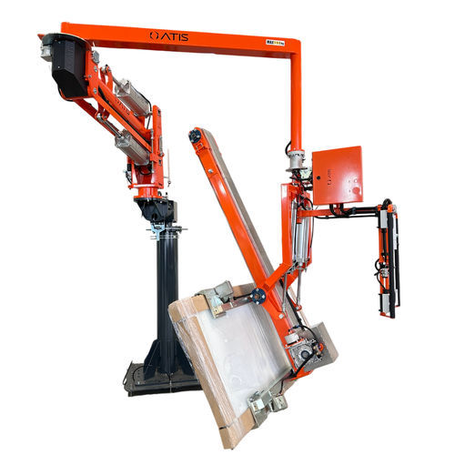 Pneumatischer Manipulator - ATISmirus 300 - ATIS s.r.l. - Spannsystem / zum Entladen / Umschlag