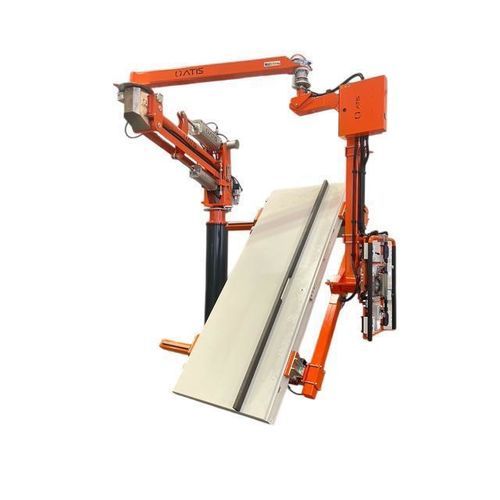 Manipulator mit Greifsystem - ATIS s.r.l. - für Tür / für Platten / 0°-180° - Drehung