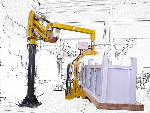 Pneumatischer Manipulator - ATISmirus 500  - ATIS s.r.l. - mit Greifsystem / für Arbeitsplatz