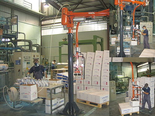 Manipulator mit Orbital Lastaufnahmemittel - ATISmirus 80 - ATIS s.r.l. - für Kartonhandling / für Kistenhandling