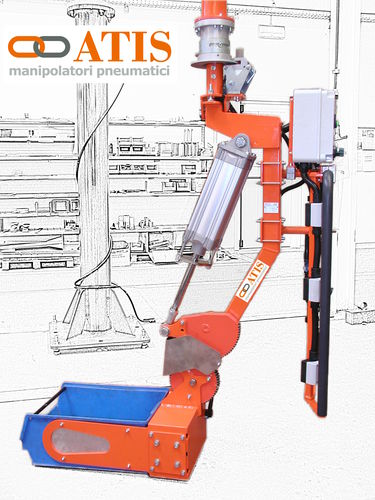 Manipulator mit Greifsystem - ATISmirus 100 - ATIS s.r.l. - Entleer / für Hubanwendungen / Kisten