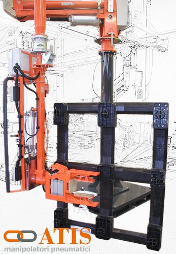 Pneumatischer Manipulator - ATISmirus sacchi - ATIS s.r.l. - mit Greifsystem / für Beutel / Umschlag