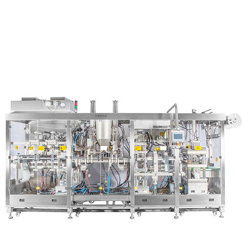 Form-, Füll- und Verschließmaschine / für Milchproduktverpackungen - TFM - FASA - für Kunststoffplatten / vollautomatisch