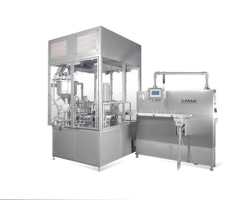 Automatische Abfüllmaschine mit Traysealer - RFS 120 - FASA - Becher / für Tuben / für Flüssigkeiten