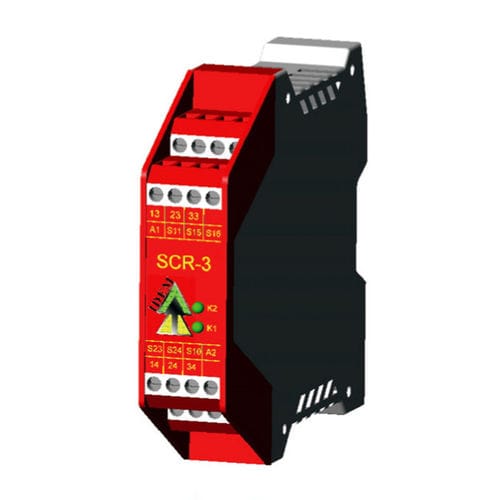 Notausschalter-Sicherheitsrelais - SCR-3 - Idem Safety Switches - für DIN-Schiene